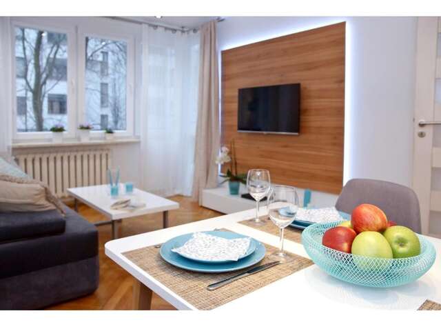 Апартаменты Srebrna Warsaw Apartment Варшава-6